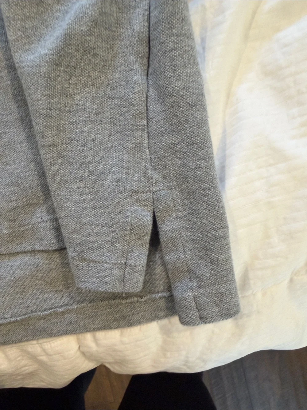 Ralph Lauren Men’s Light Gray Polo with Navy Pony